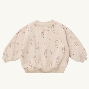 NWT - Rylee + Cru Moons fleece sweatshirt, ORGANIC